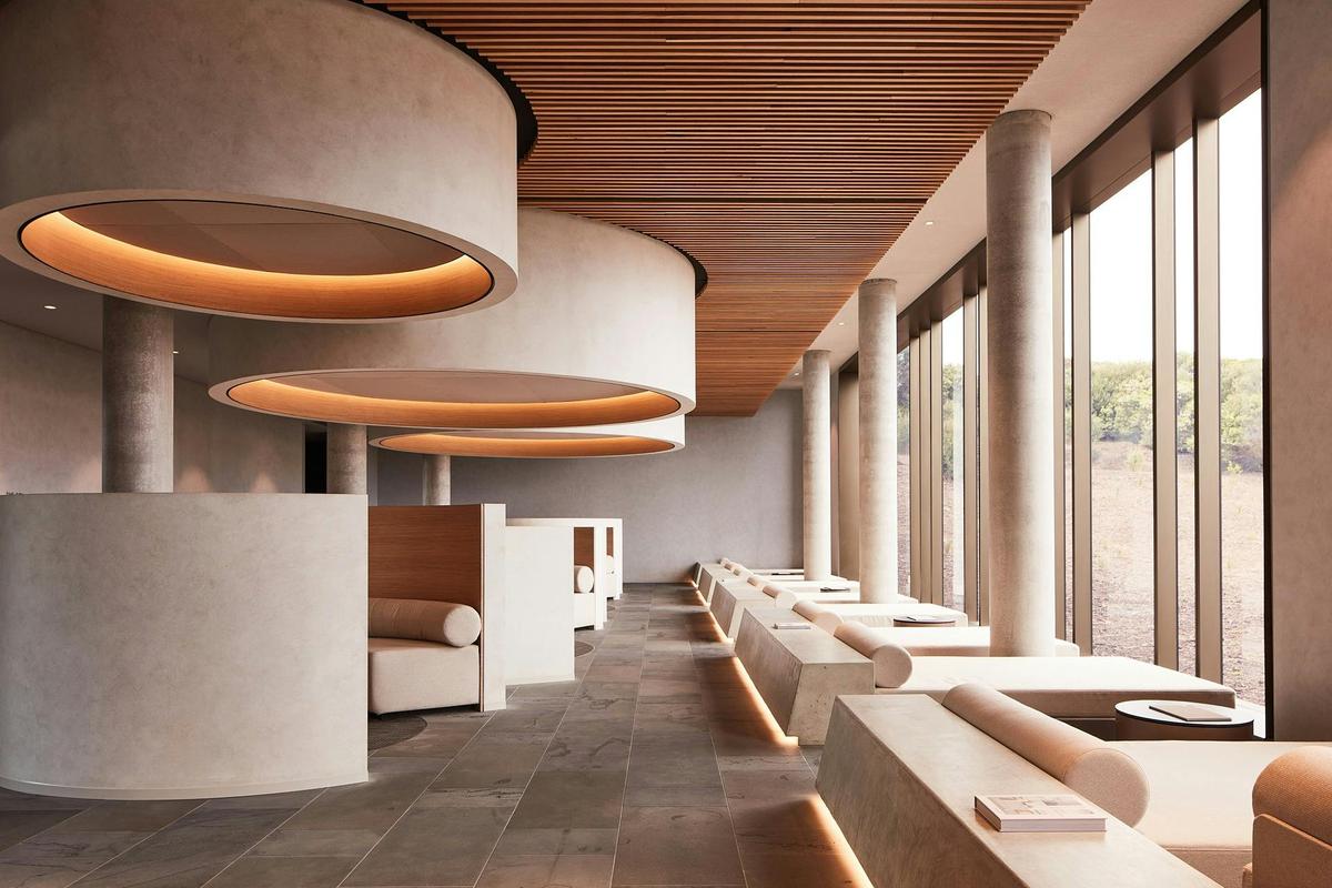 Spa relaxation lounge