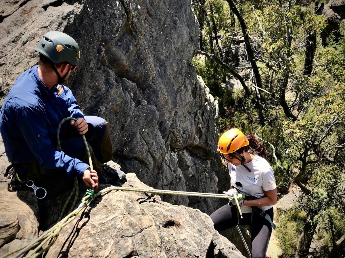 Abseiling at the Bundaleer