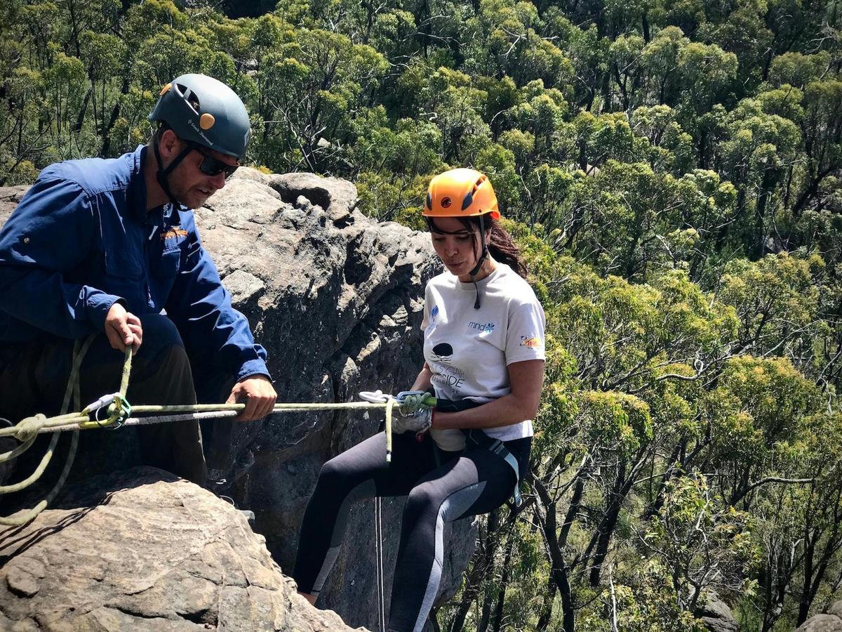 Abseiling at the Bundaleer