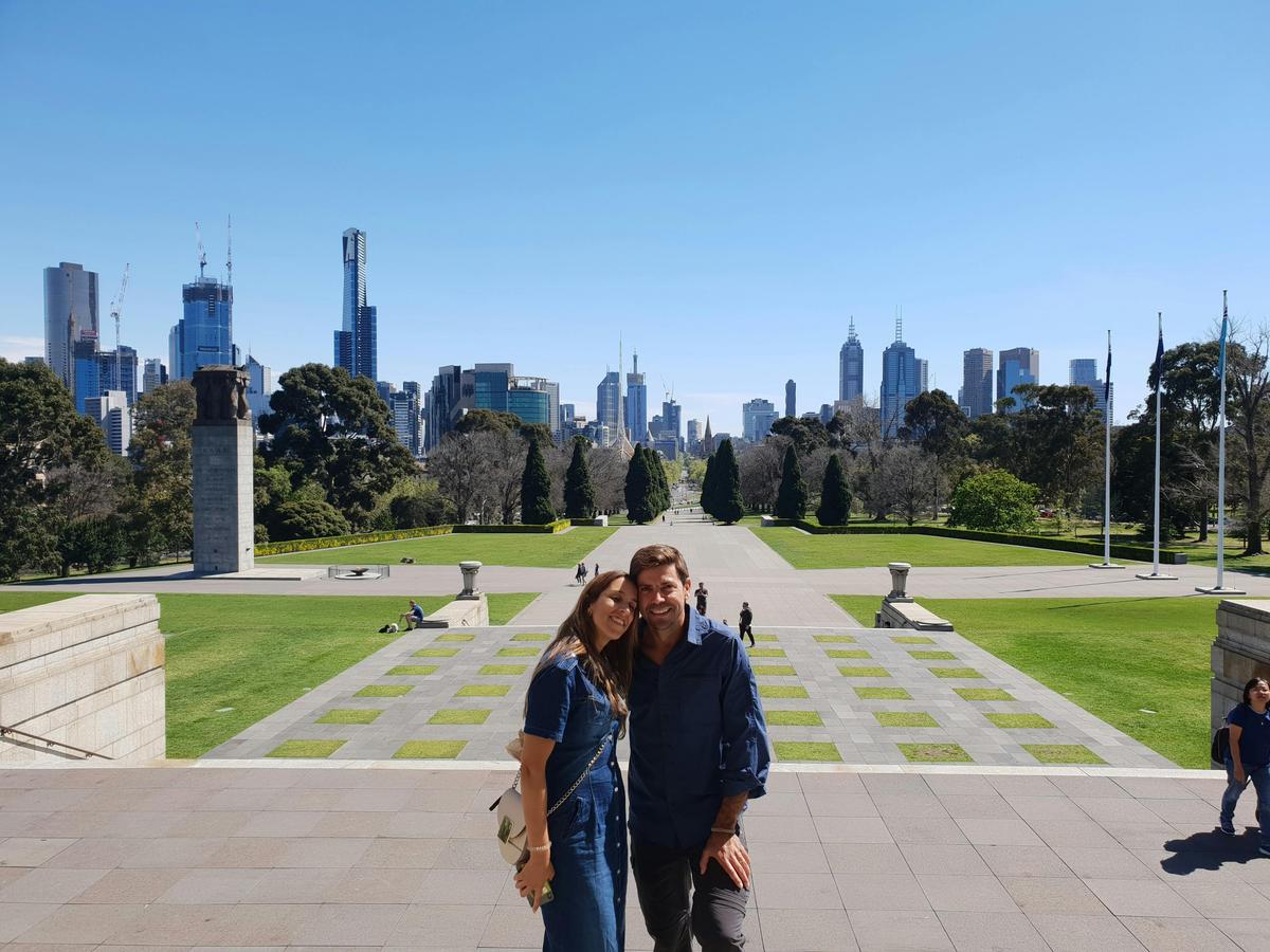 Melbourne City from the Shrine of Remembrance
