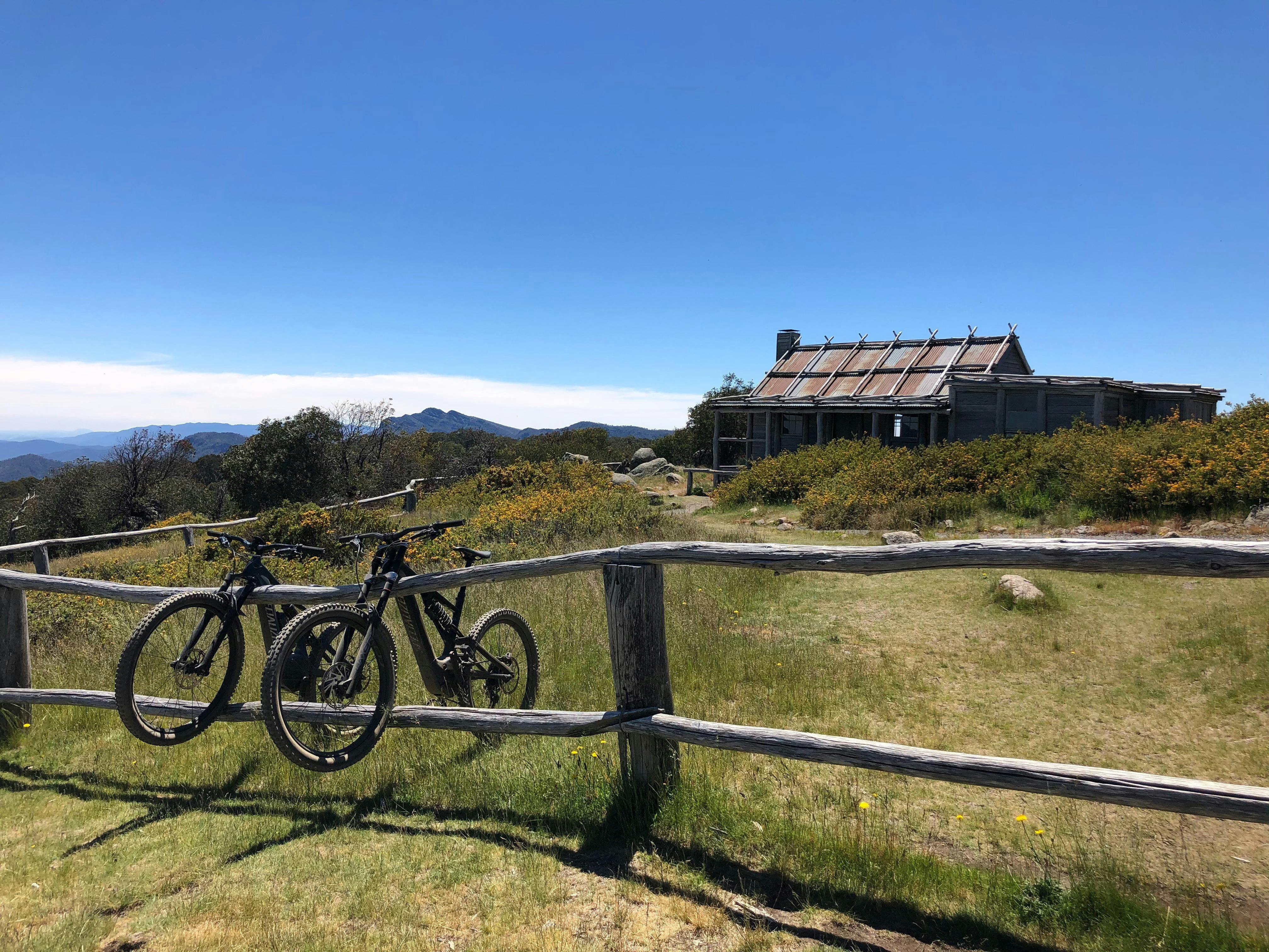 E-bikes at Craigs Hut