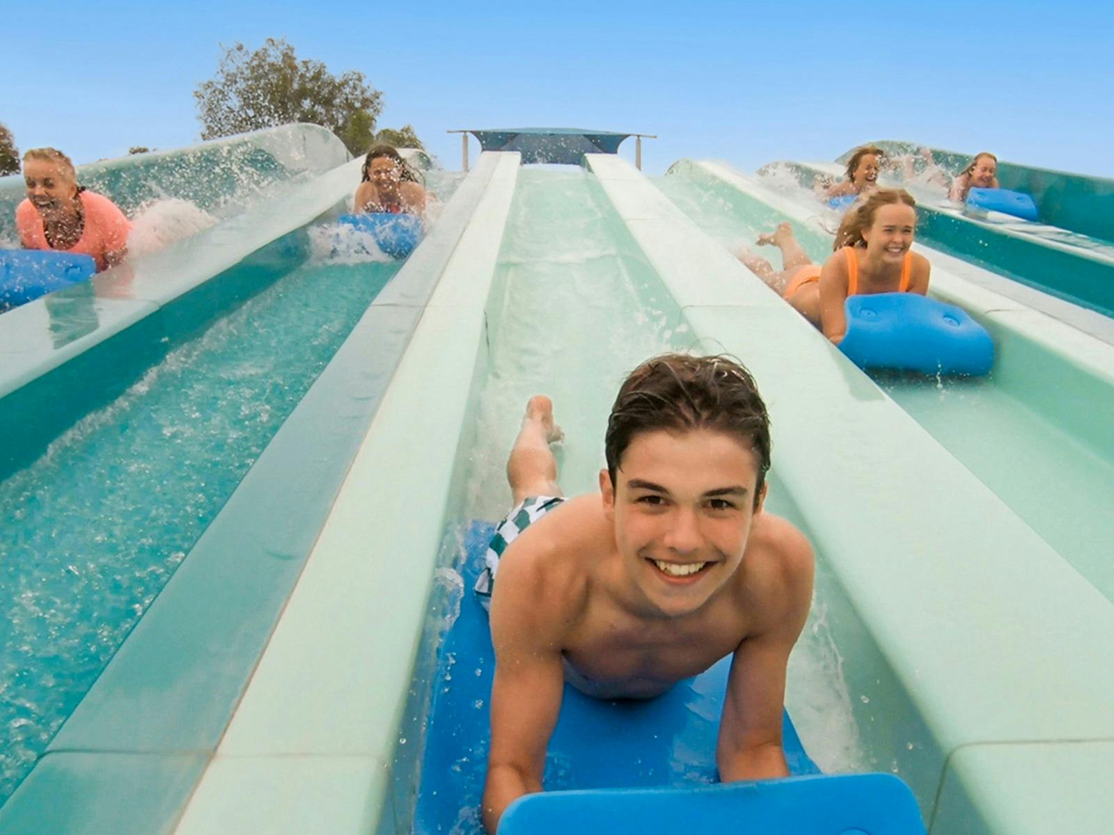 Aqua Racer slide at Adventure Park