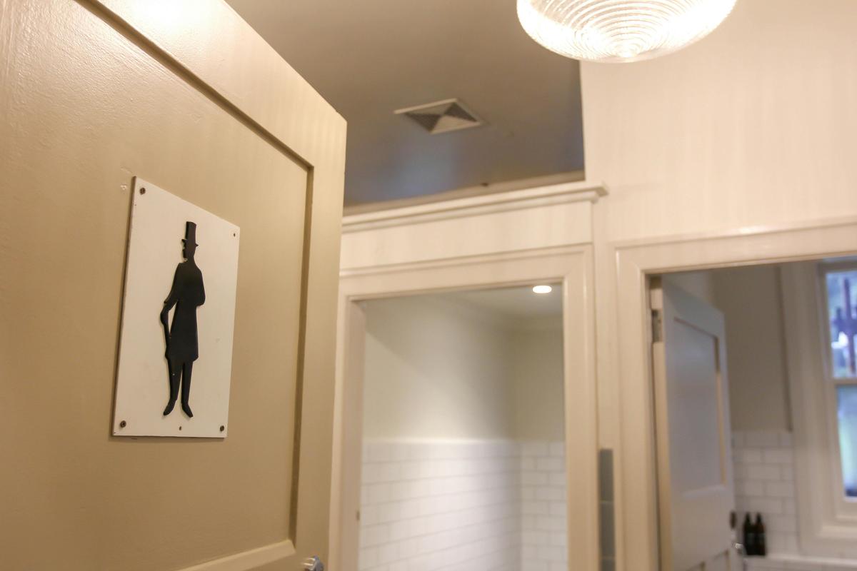 Our shared bathrooms are a step back in time but not functionality !