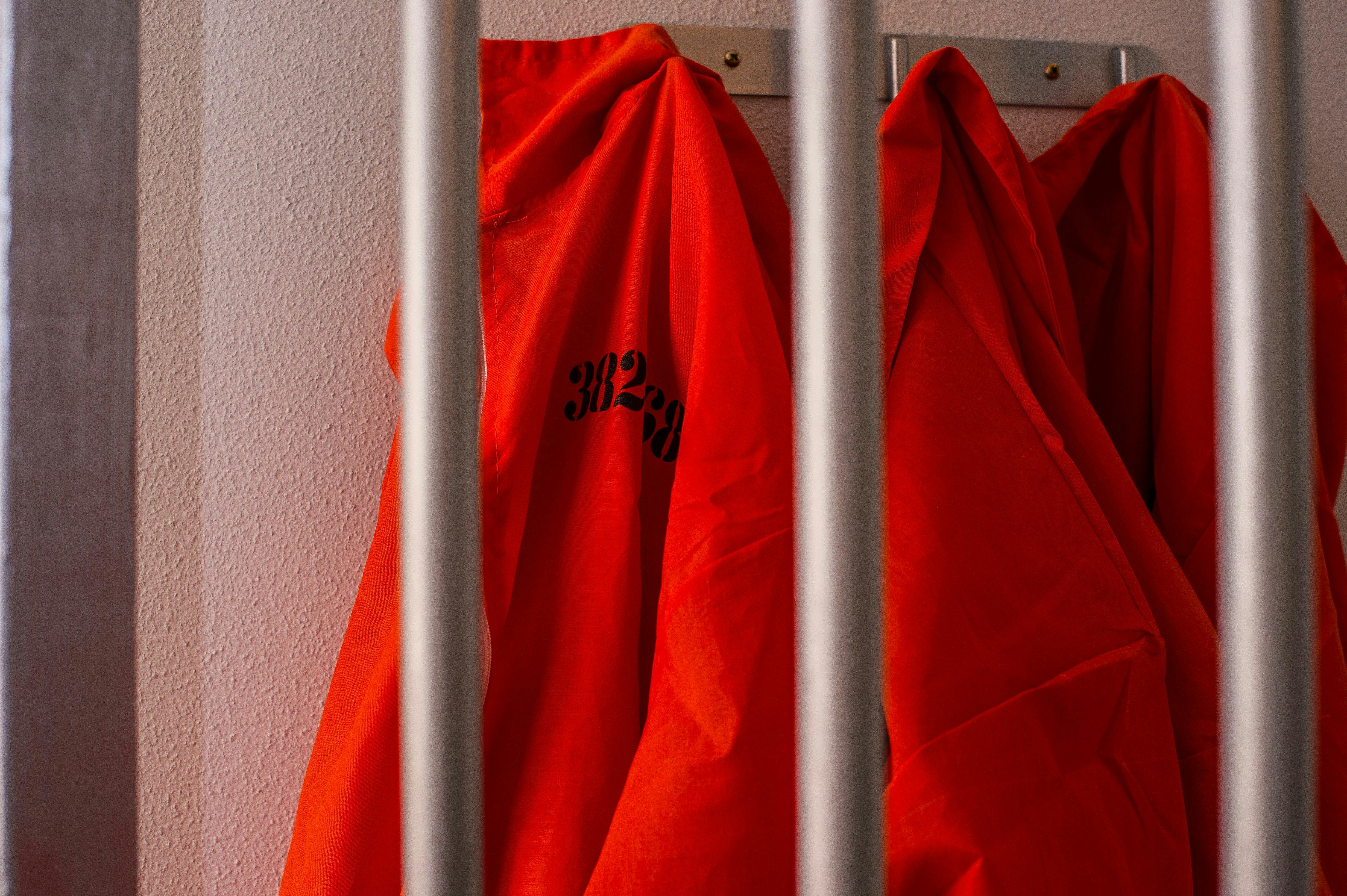 Adventure Rooms Escape Room Photo of Gaol Break inmates jumpsuit behind bars
