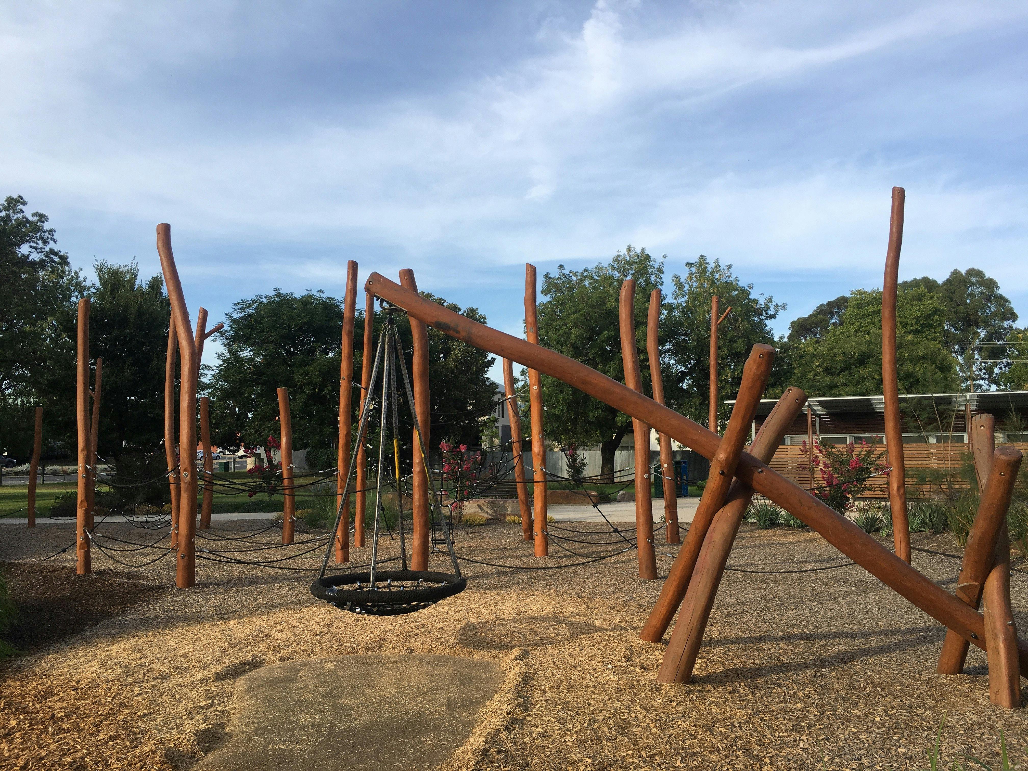 Tyre  swing Adventure Playground
