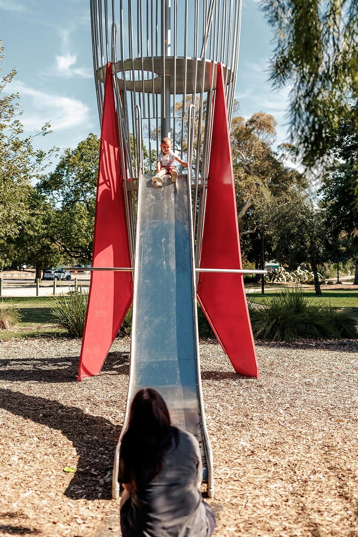 The rocket ship at the Benalla Adventure Playground