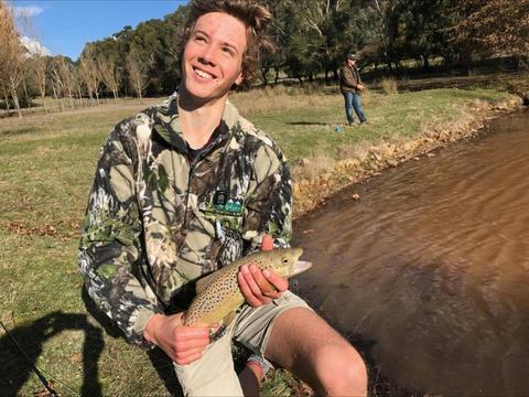 Ash's fish from the dam