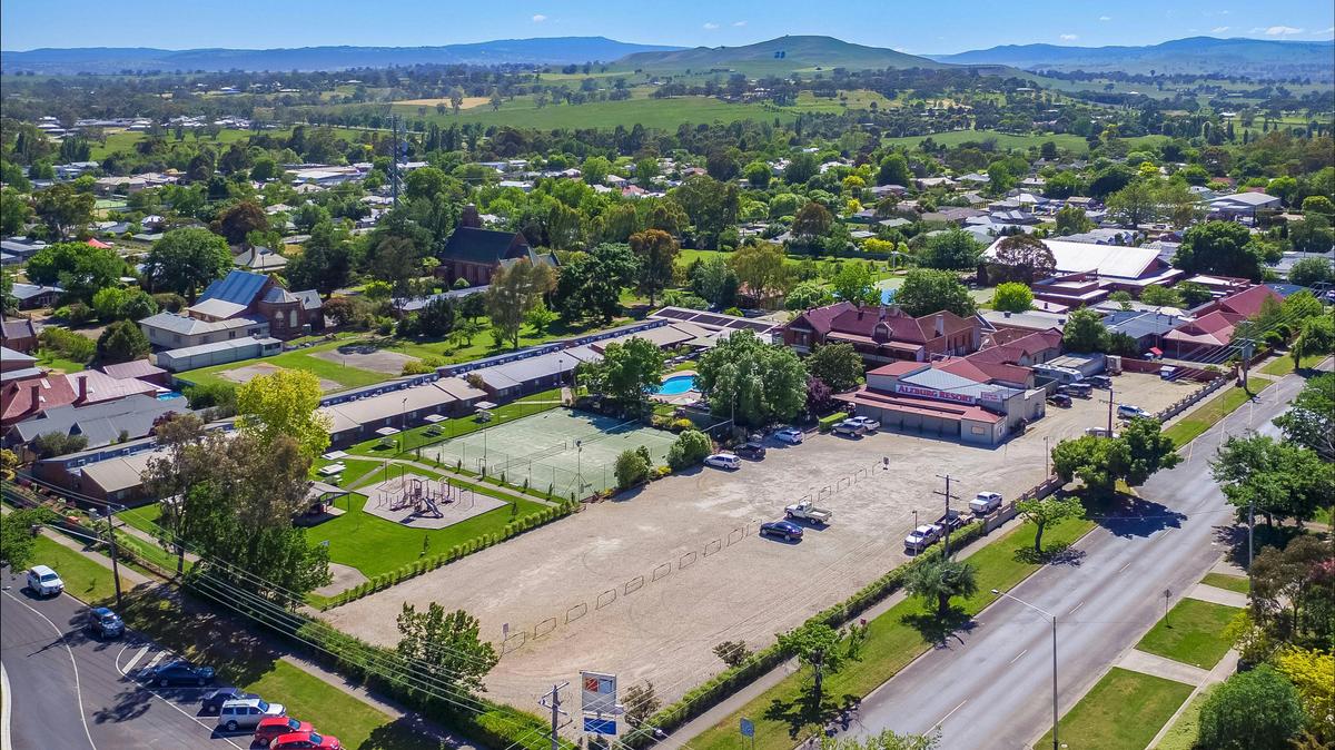Aerial of the Alzburg Resort