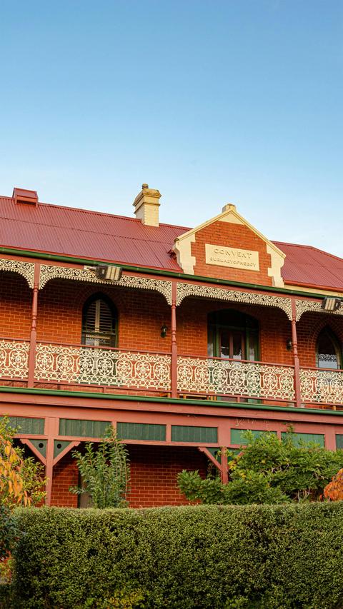 Exterior of original Alzburg Resort