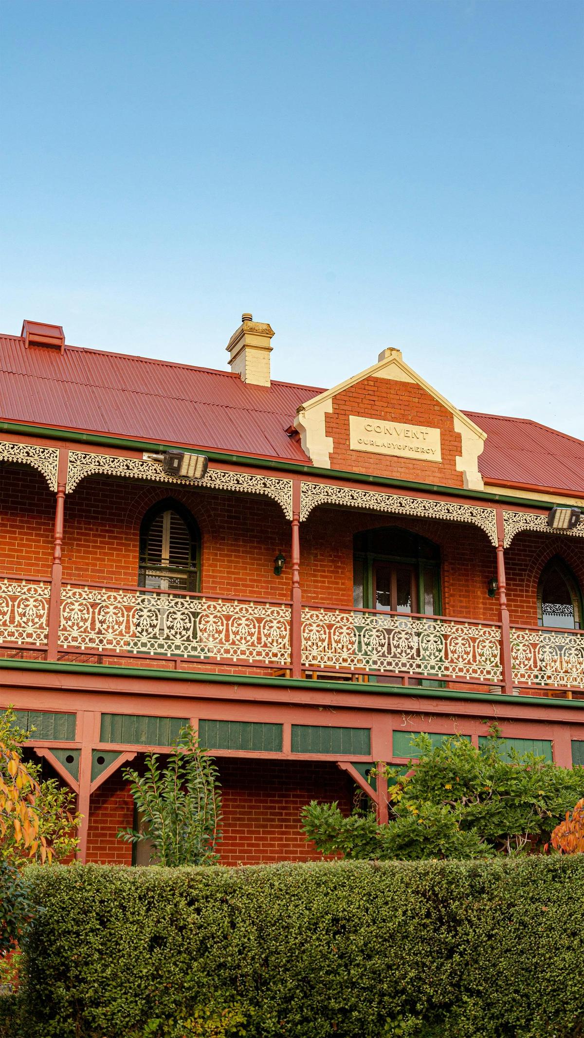 Exterior of original Alzburg Resort