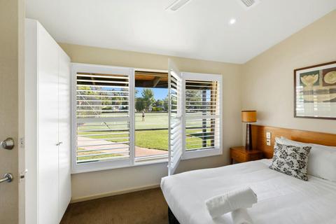 Beautiful light filled bedroom at Alzburg Resort