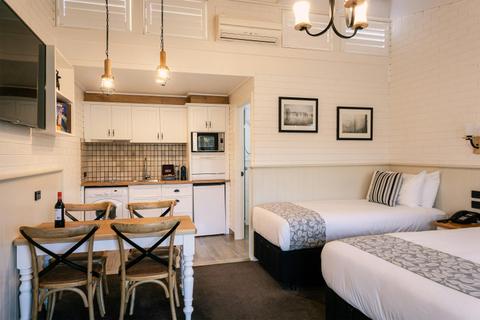 Kitchenette in studio apartment at Alzburg Resort