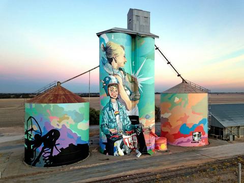 Albacutya Silo Art