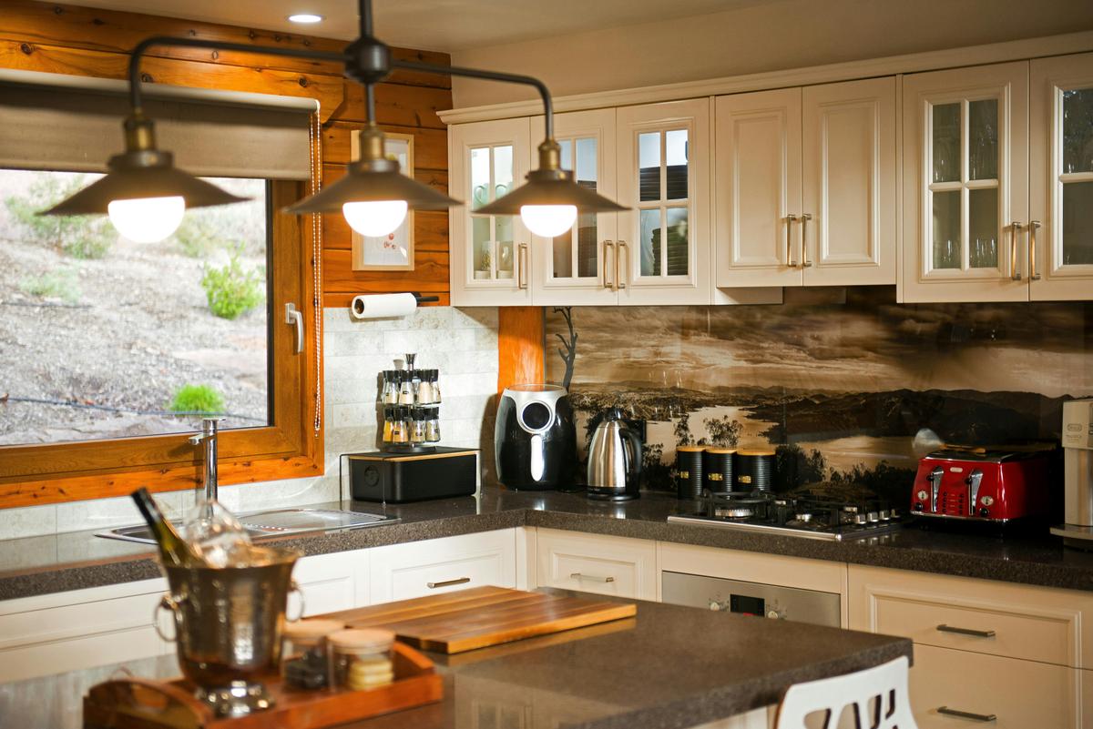 Functional and beautiful, the kitchen is curated for cooking and connection.