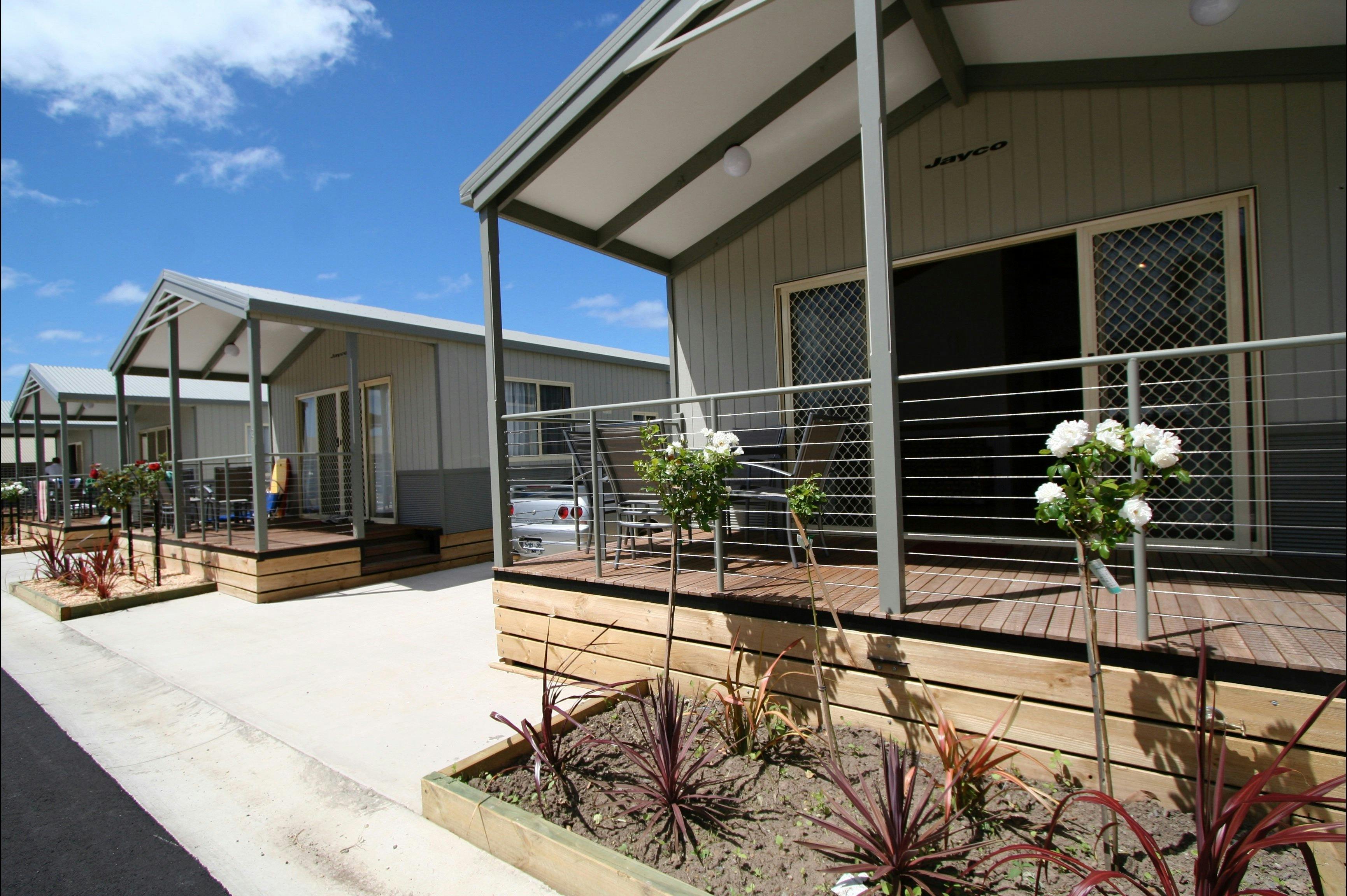 Exterior of cabins