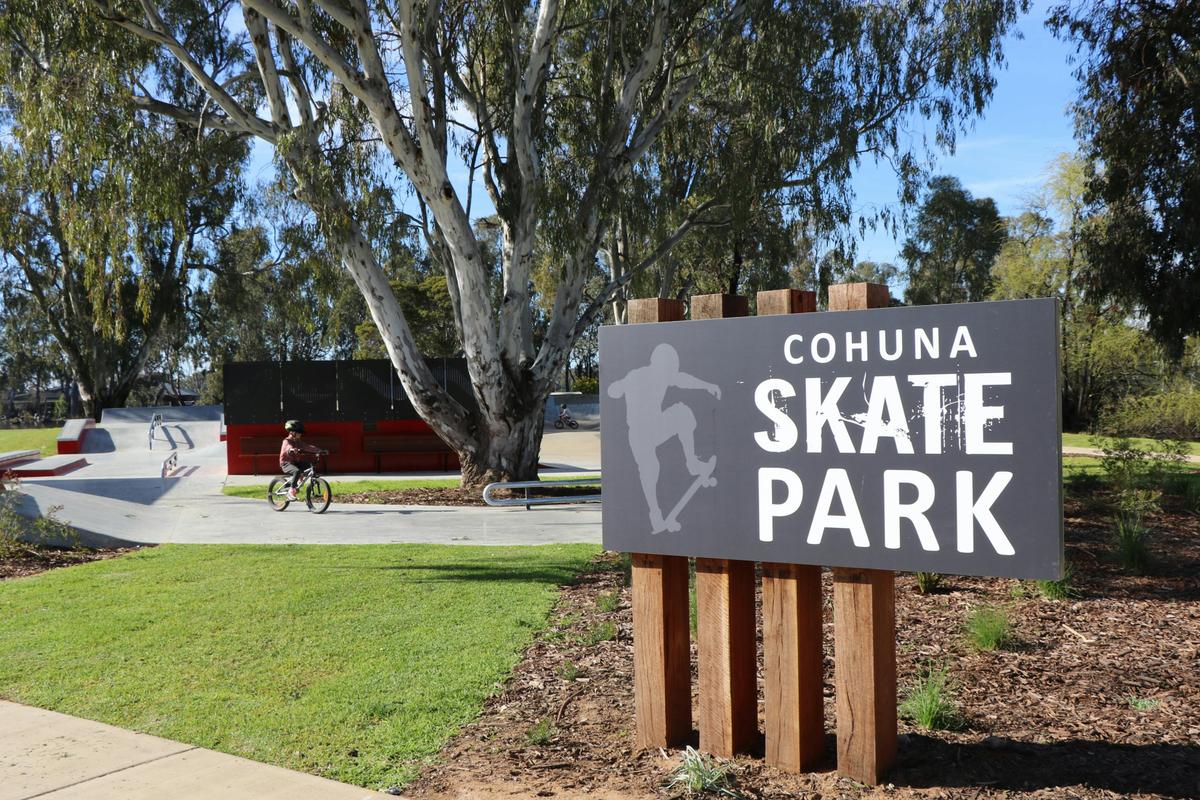 Cohuna Skate Park in Apex Park