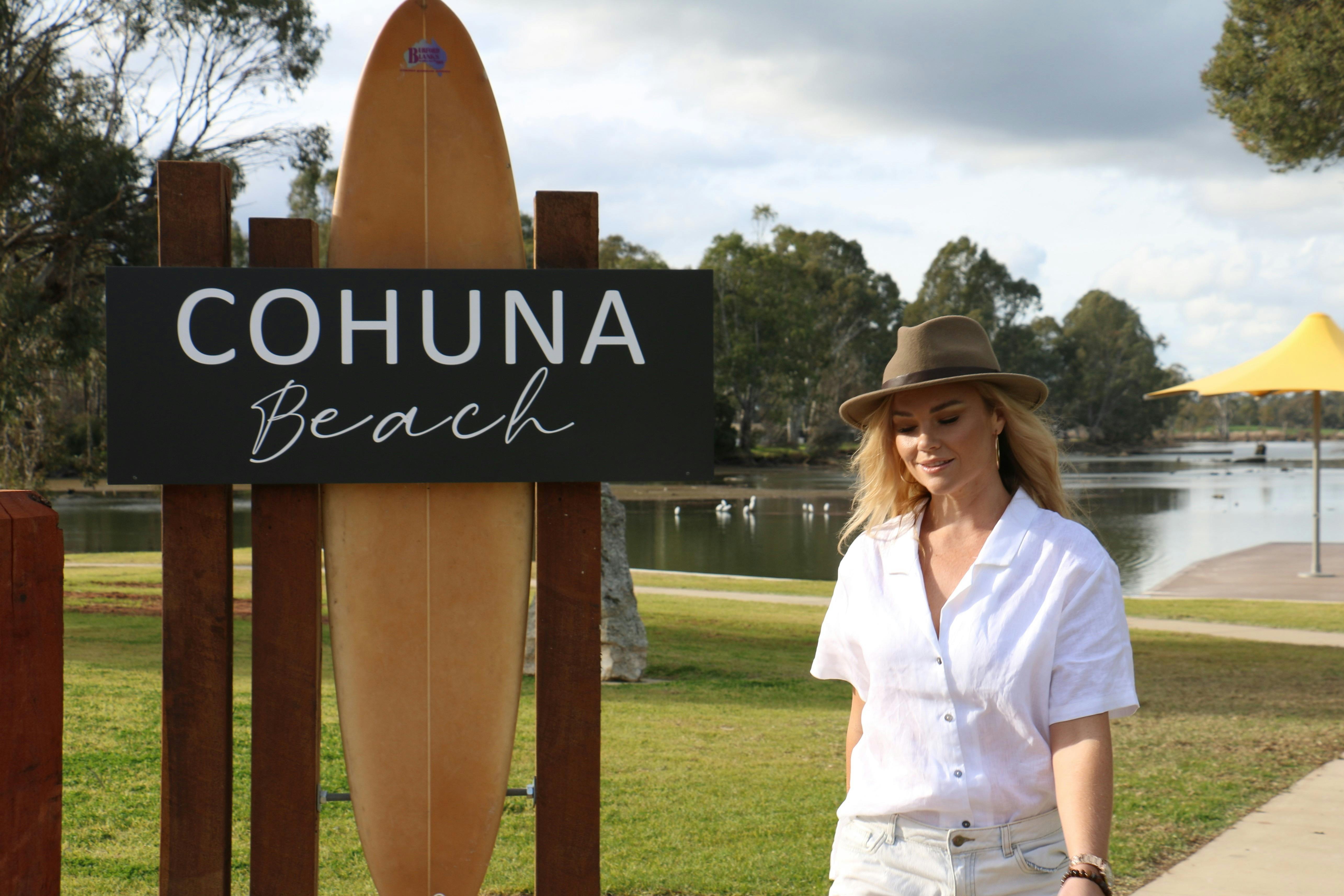 Cohuna Beach in Apex Park