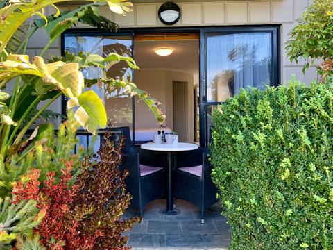 Private outdoor seating