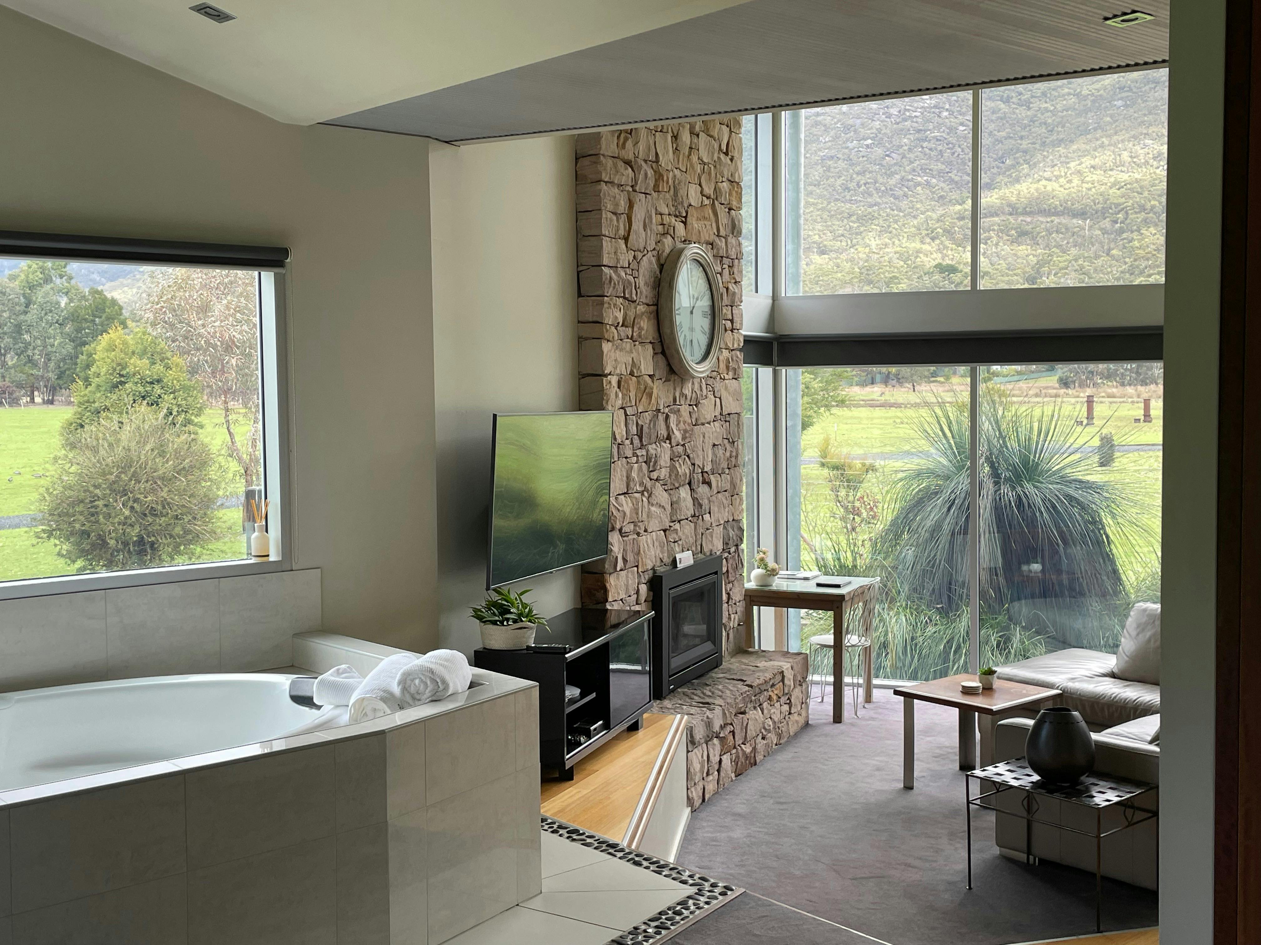 Luxury leather couch