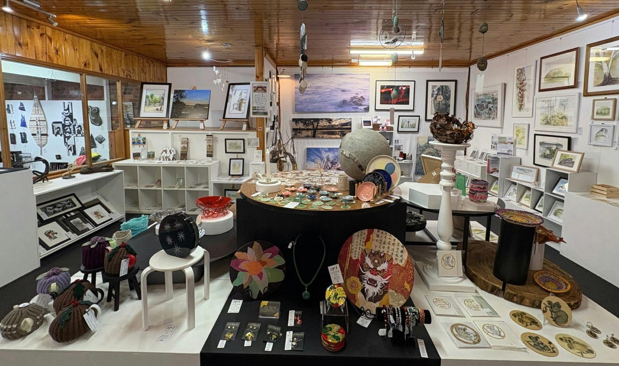 Circular themed works by many members