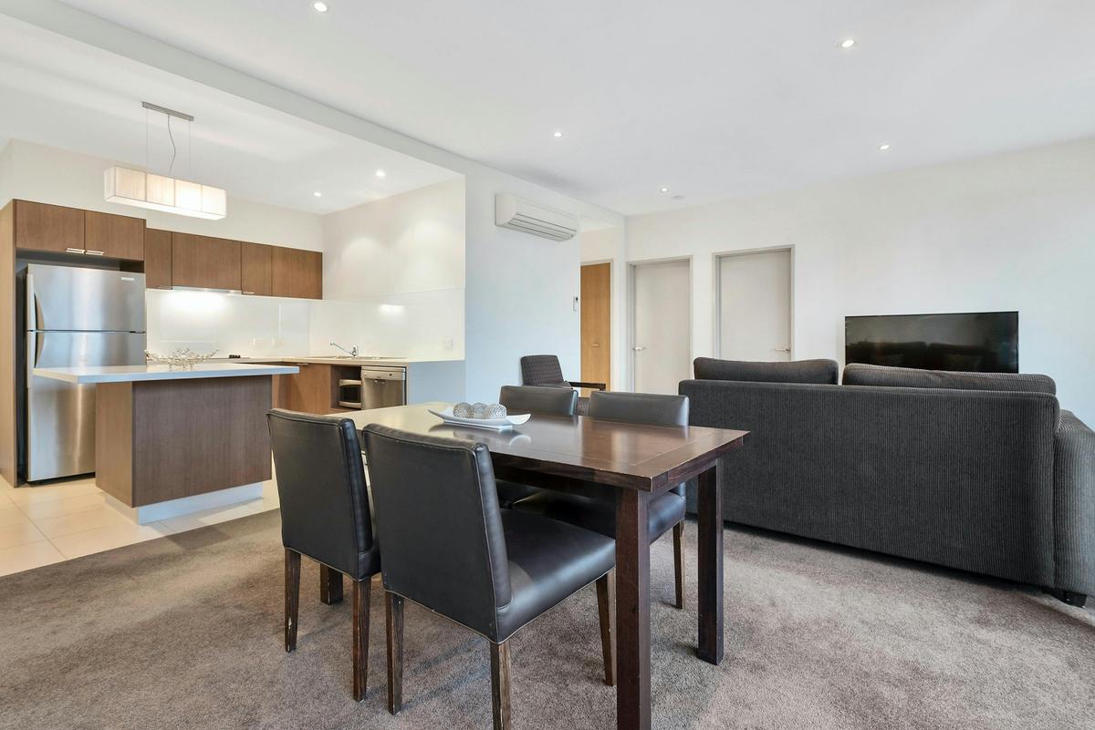 Two Bedroom Apartment Dining and Kitchen