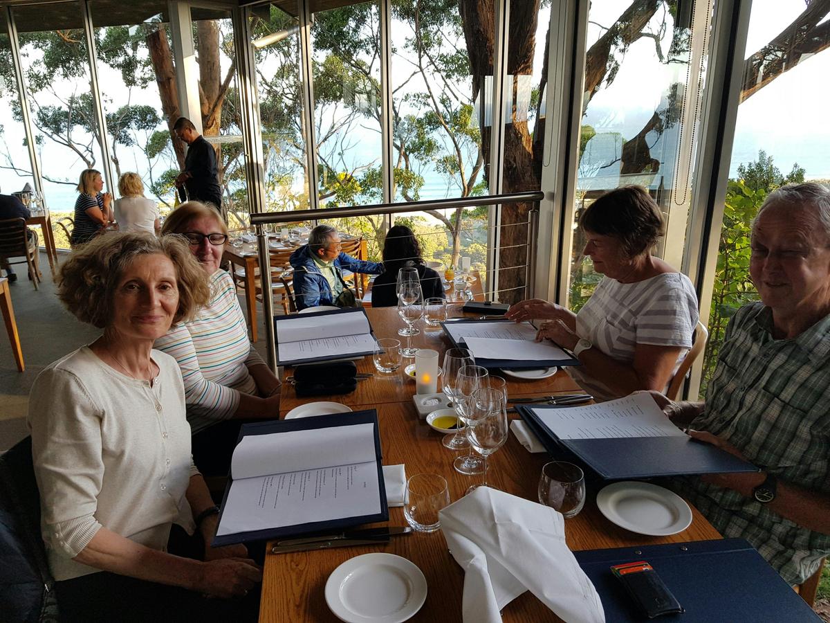 Ocean view dining at Chris's Restaurant