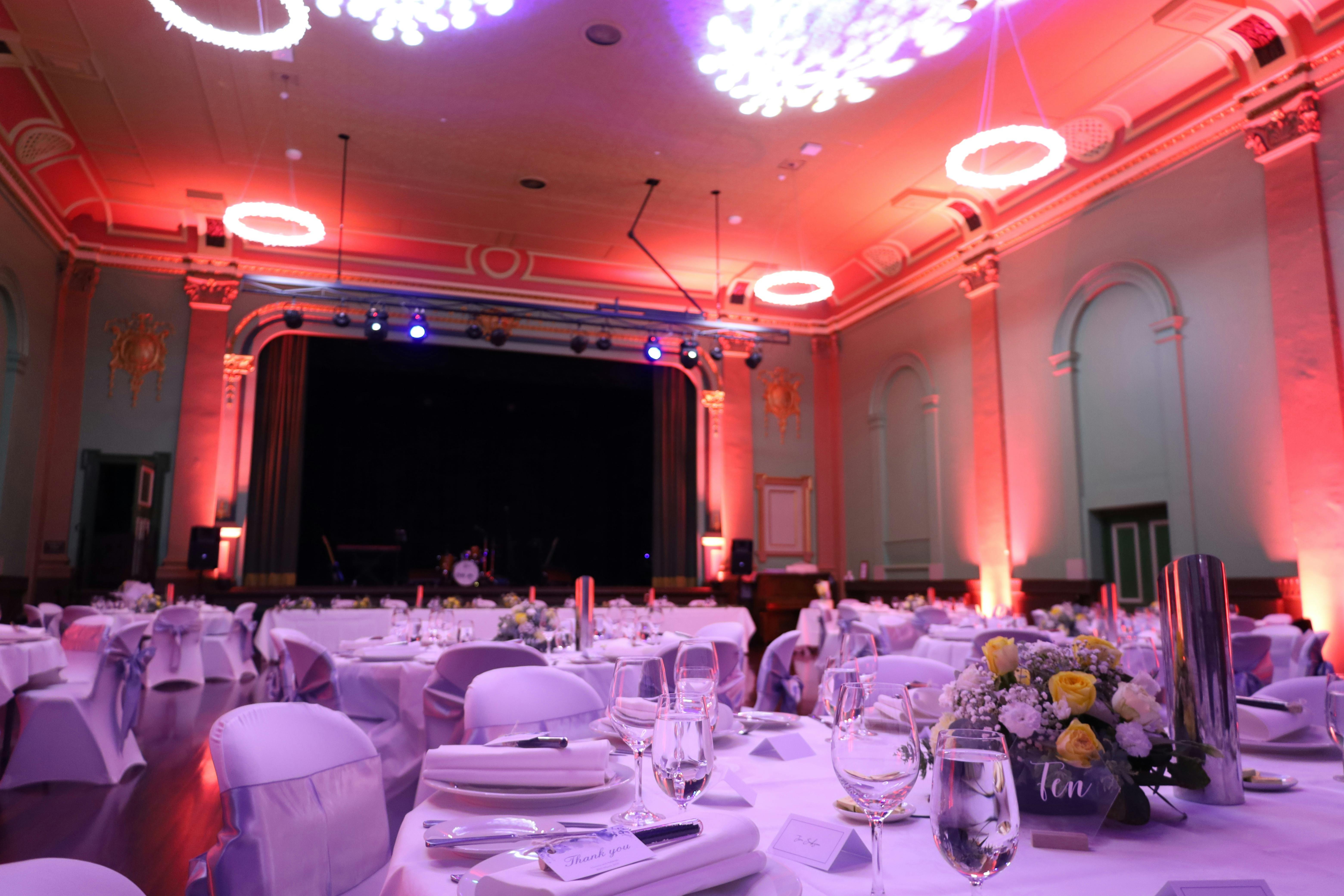 The Minerva Space is the perfect space for an elegant wedding.