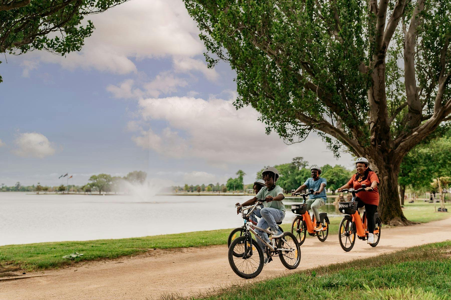 Riding Around Lake Wendouree