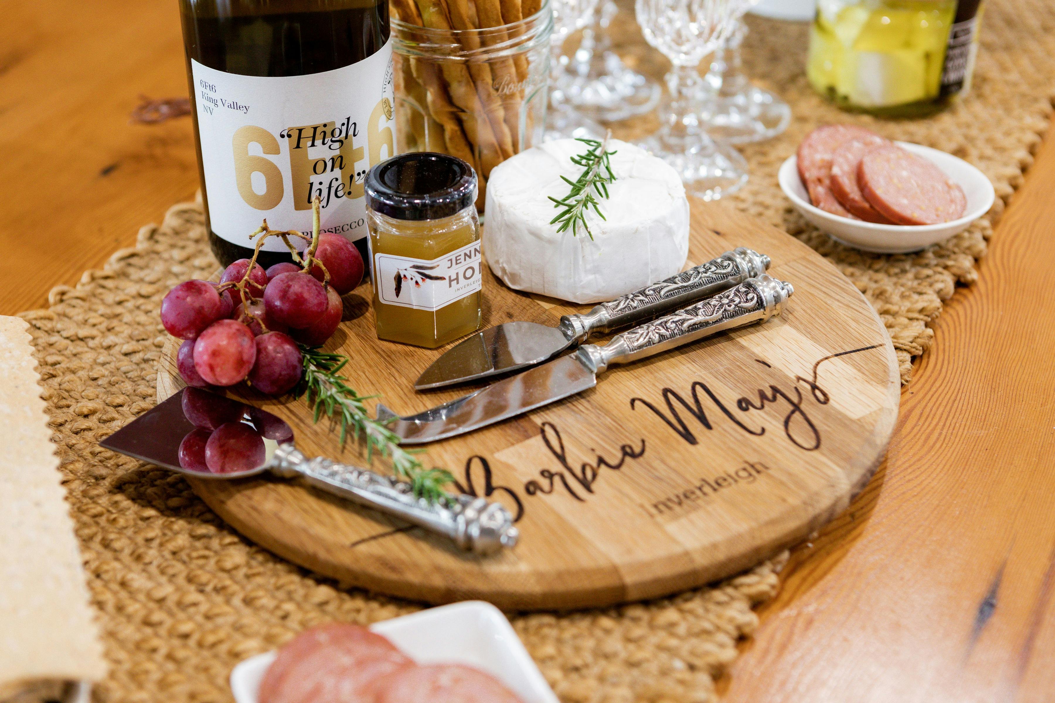 The little cheese board will always welcome you with a treat and surprise,