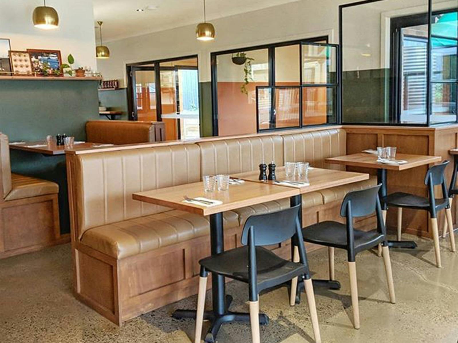 Modern Italian restaurant.