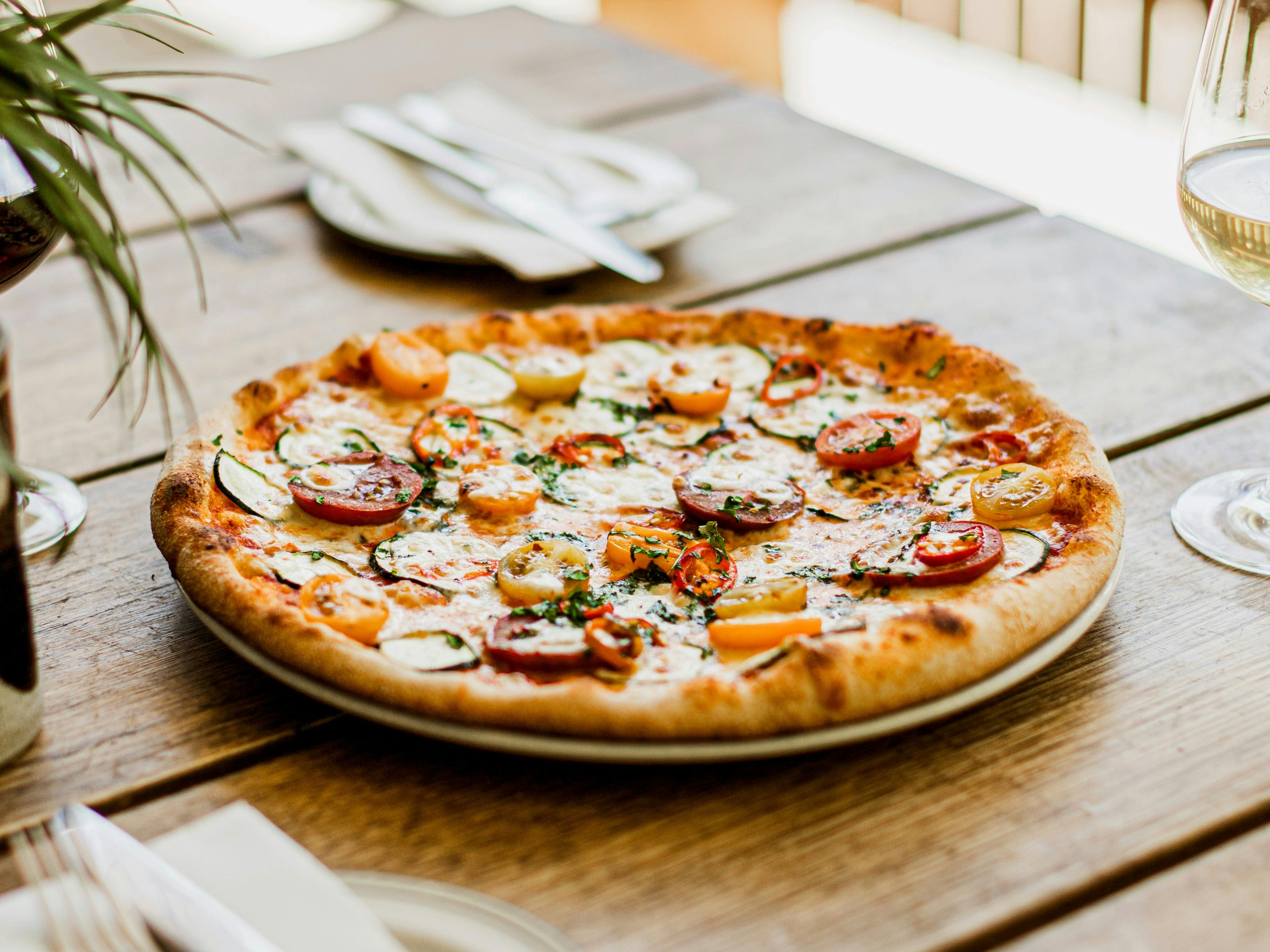 Authentic Italian pizzas