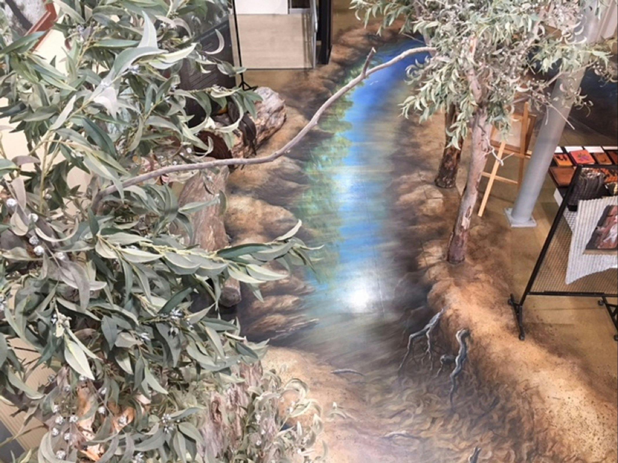 3D Floor at the Barmah Forest Heritage and Education Centre - Nathalia