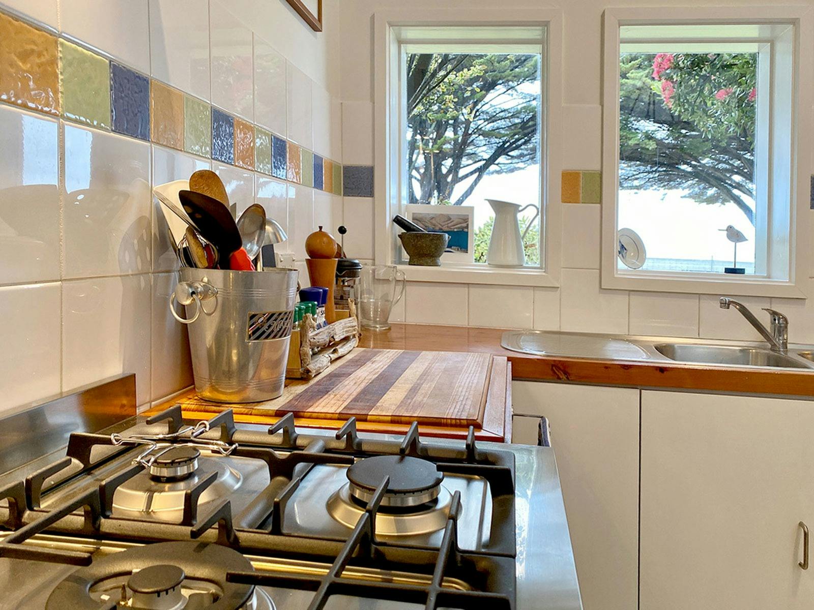 The best view when preparing your morning cuppa!