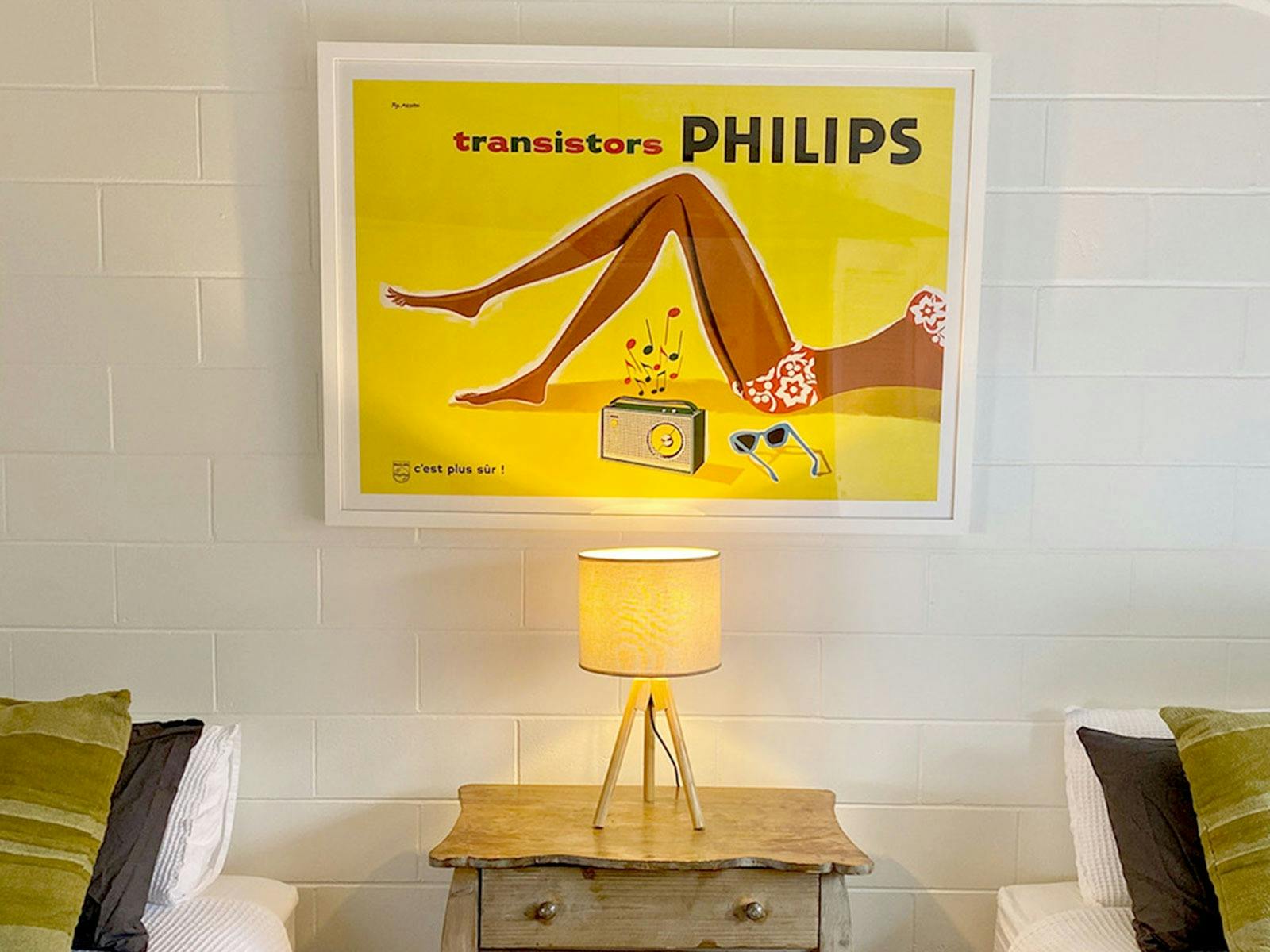 Our second bedroom is fun and comfortable. Perfect for kids or join the beds together for a couple.