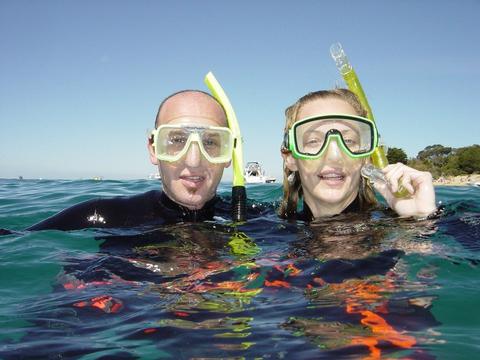Happy Snorkellers