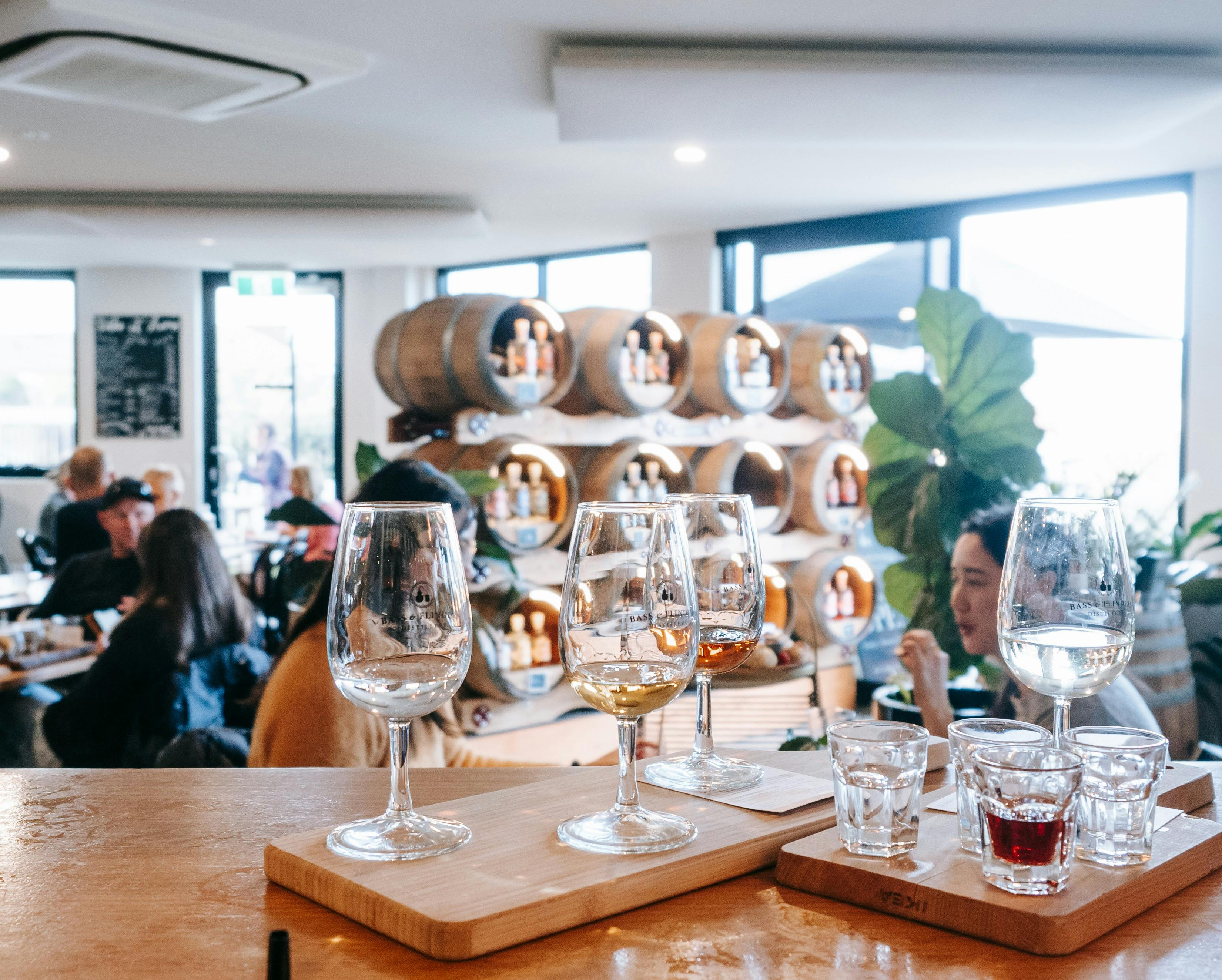 Distillery Door bar and tasting room