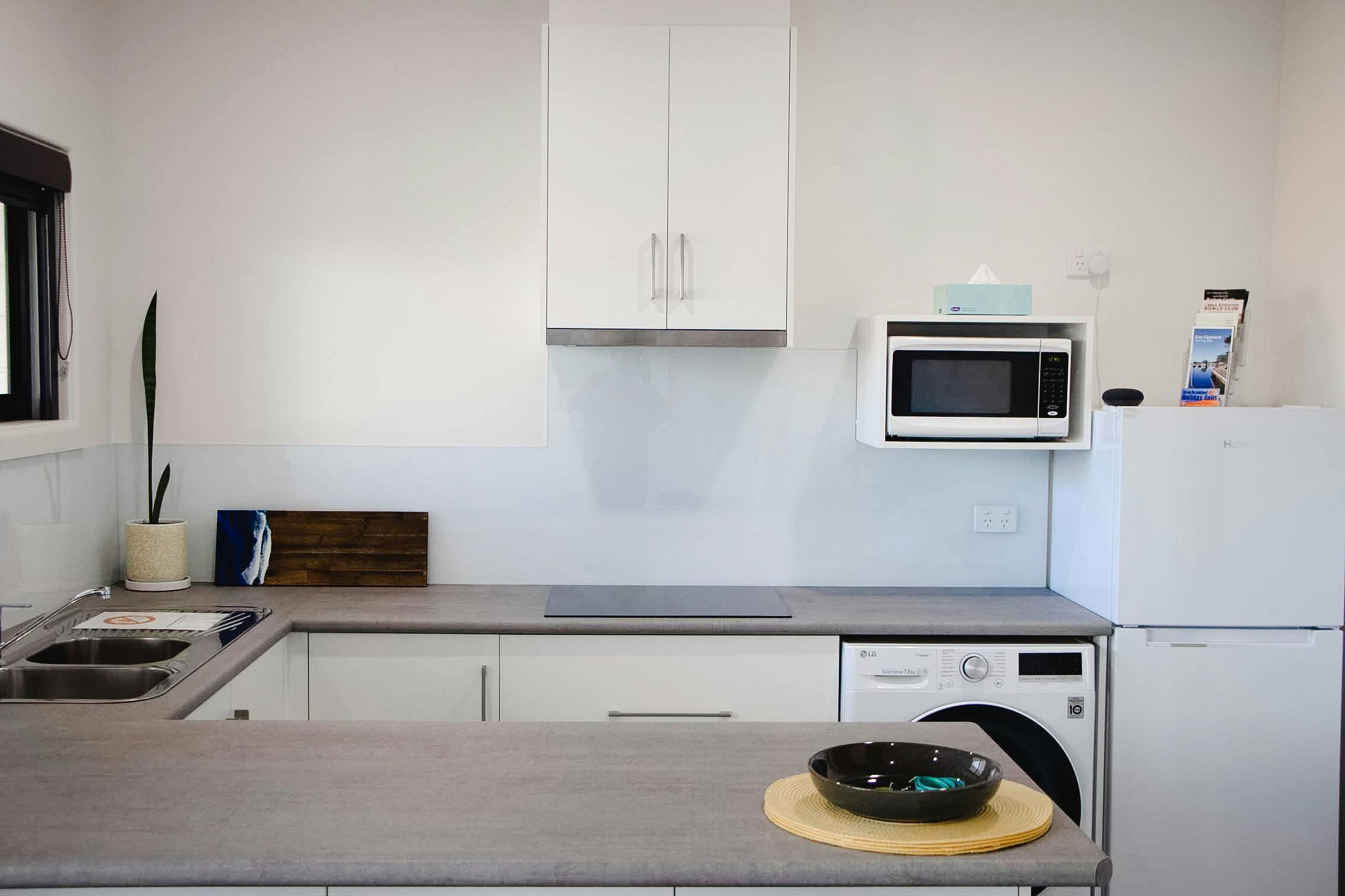 Kitchen in Three Bedroom Self-contained Holiday Units