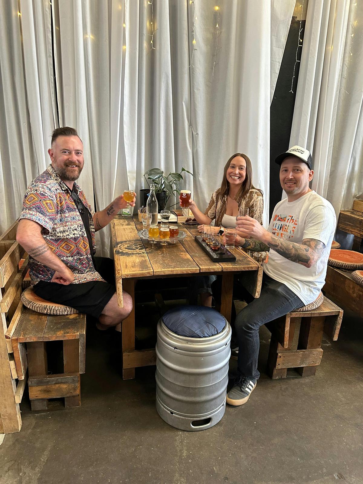 Paddles at Project Brewing