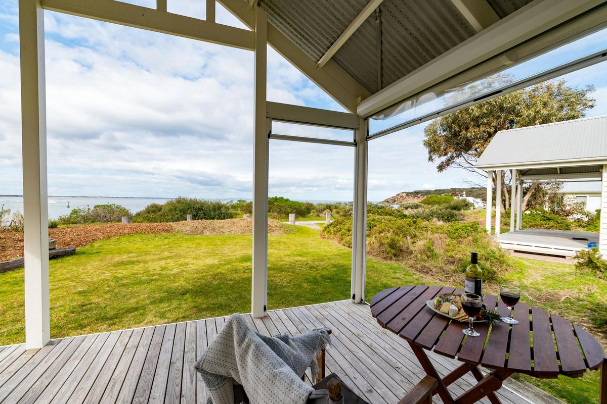 Relax on your own waterfront verandah