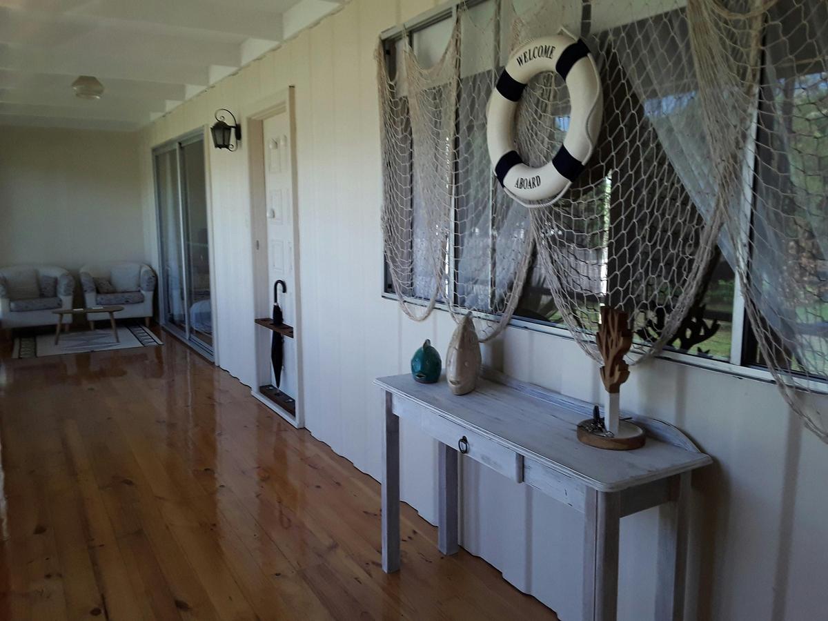 Front door leads to the sunroom
