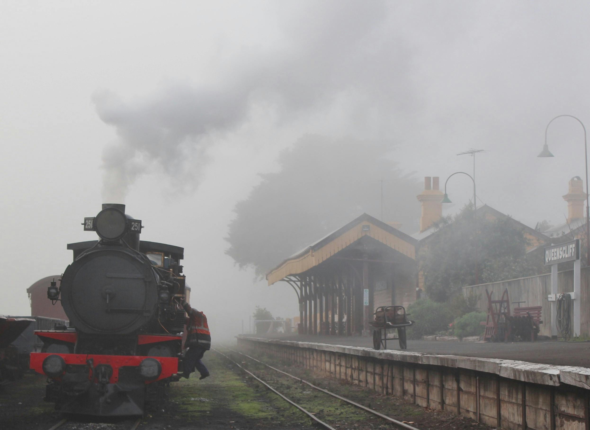 Early morning light up