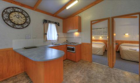 Kitchen and bedrooms