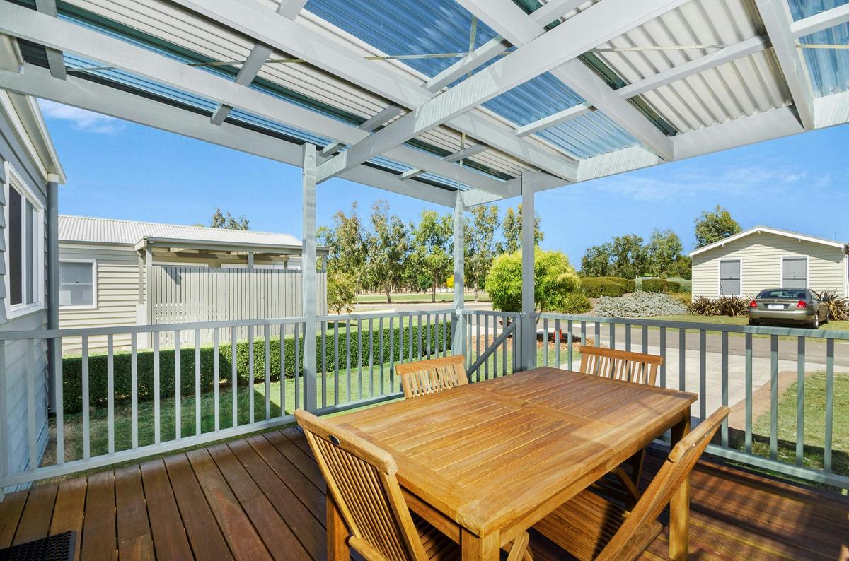 Two bedroom unit deck