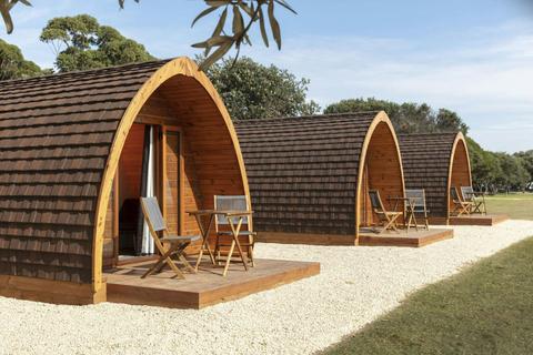 Beach pods external