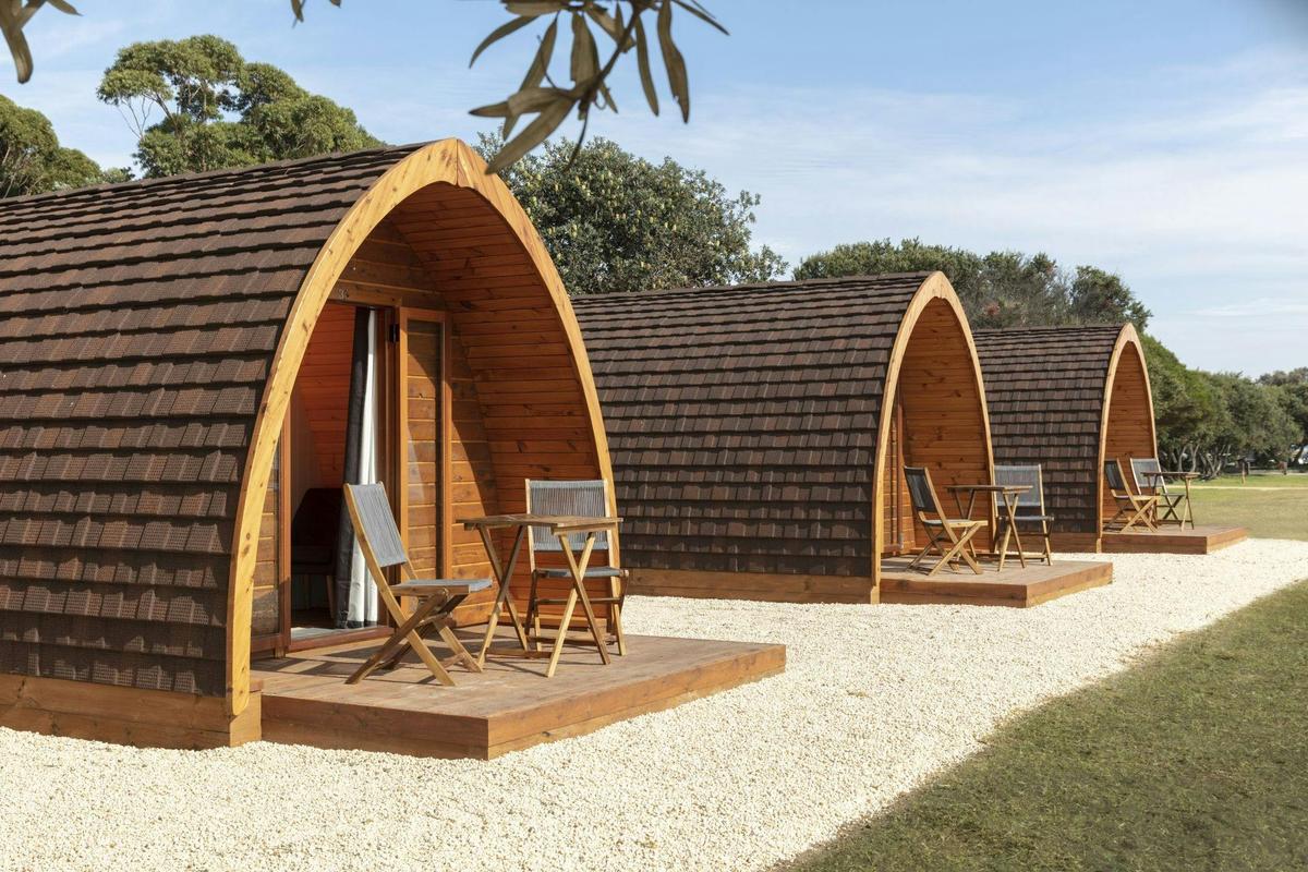 Beach pods external