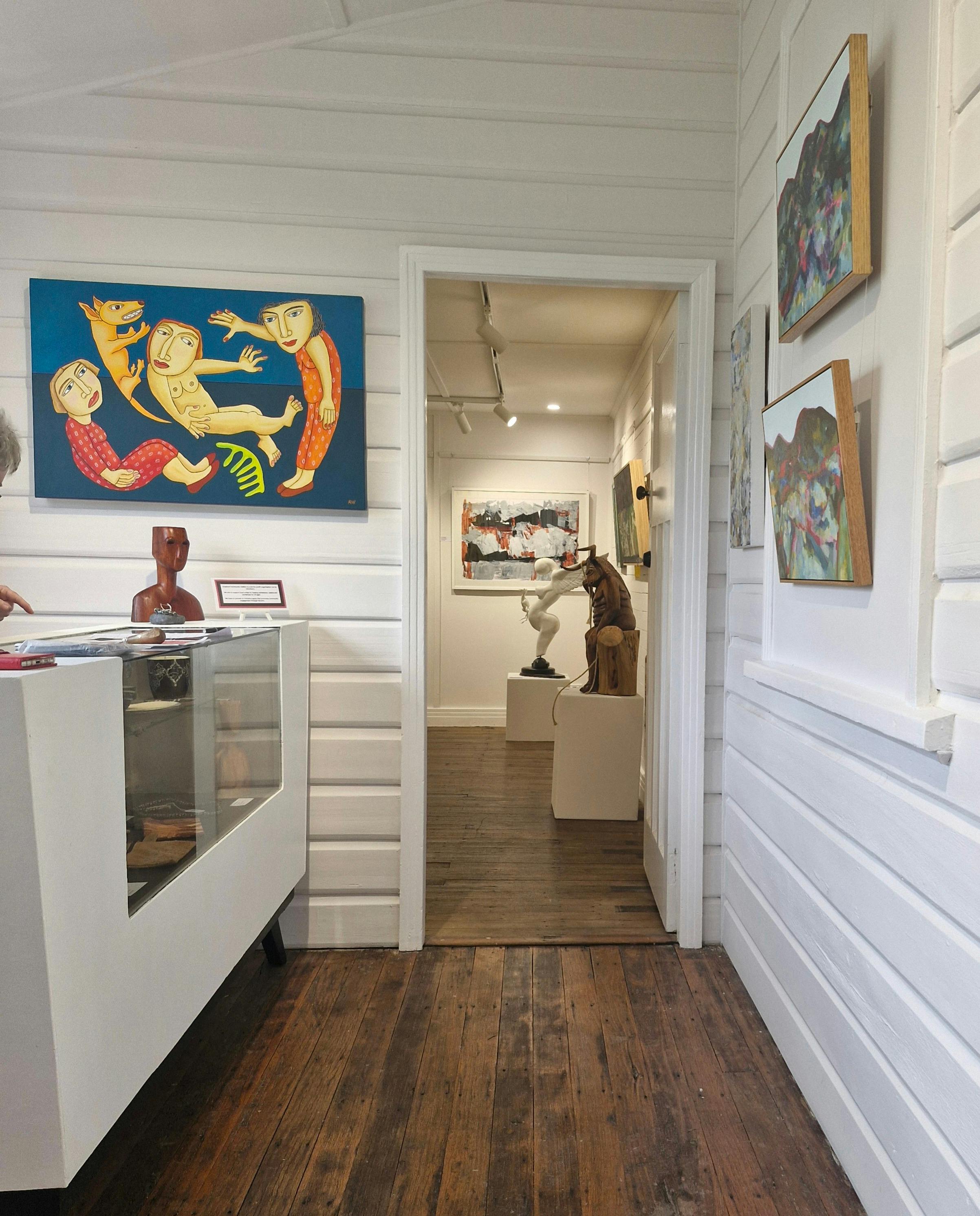 Foyer entrance to gallery.