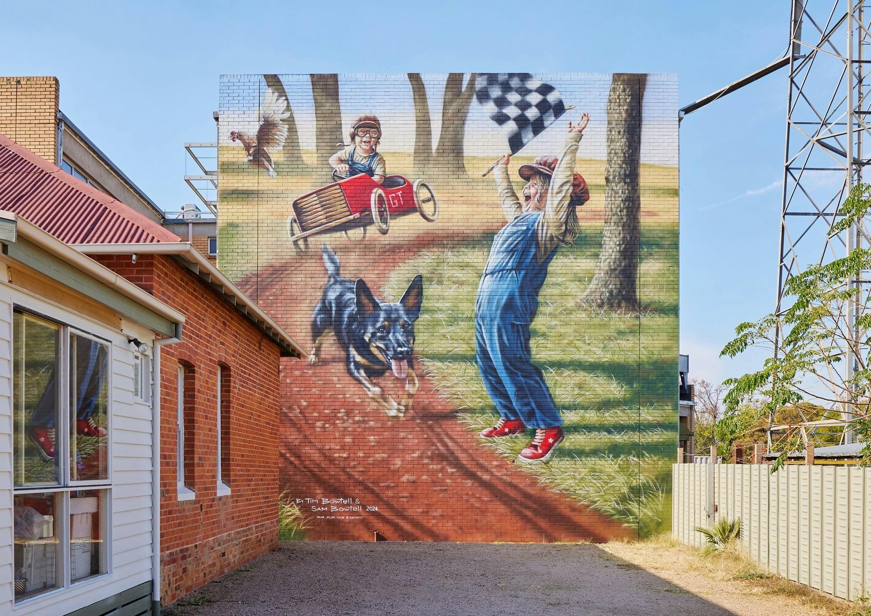 New artworks by local artist Tim Bowtell