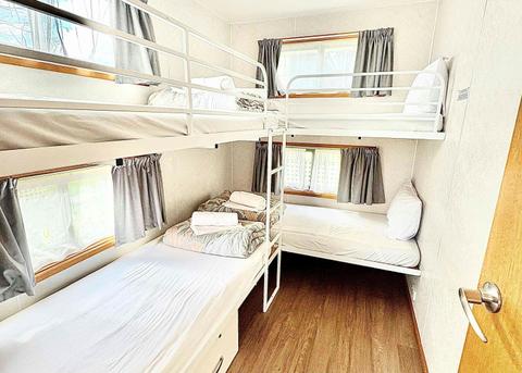 Family Cabin - Sleeps 6 Interior Bunk Beds