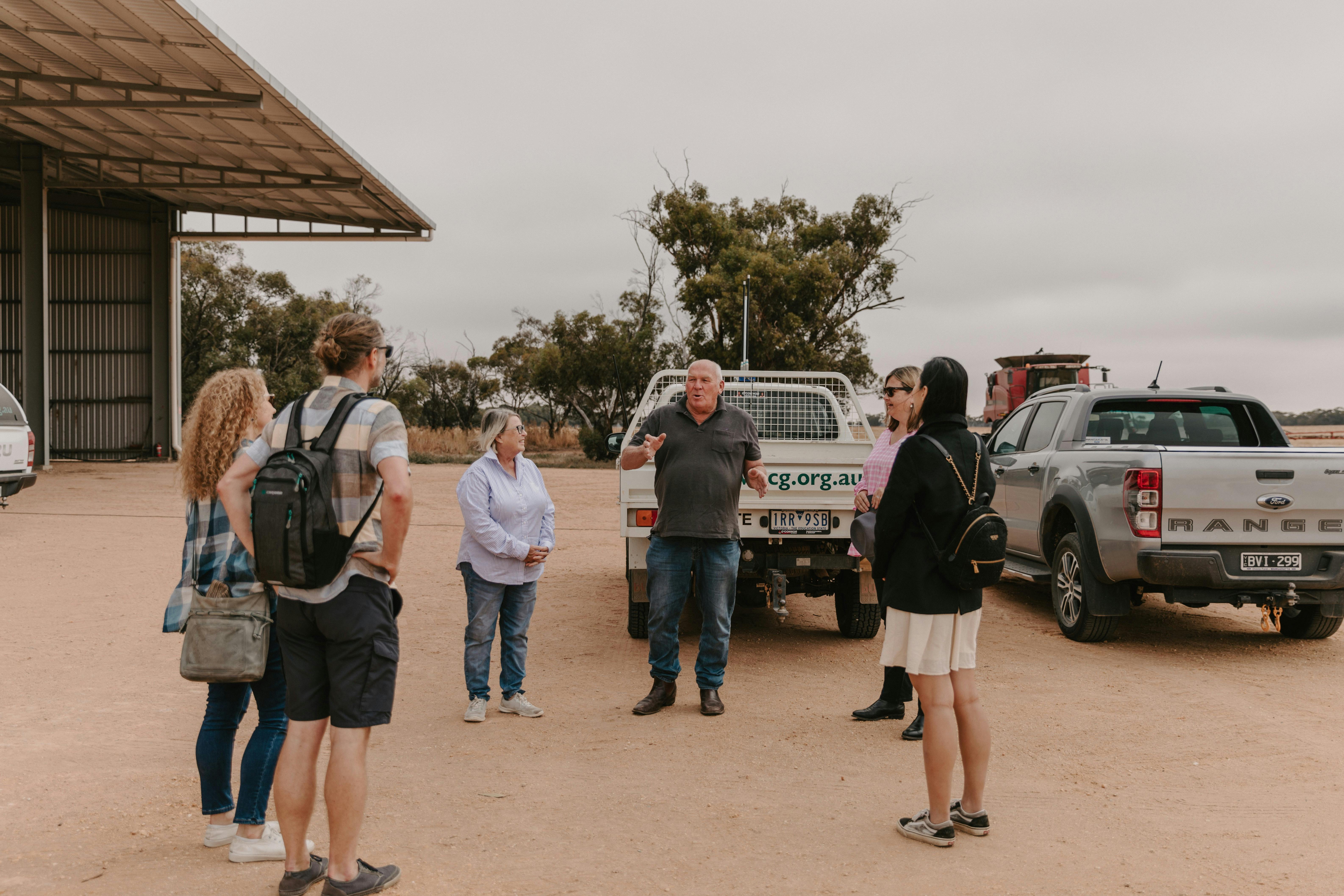 Meeting Mallee Farmers