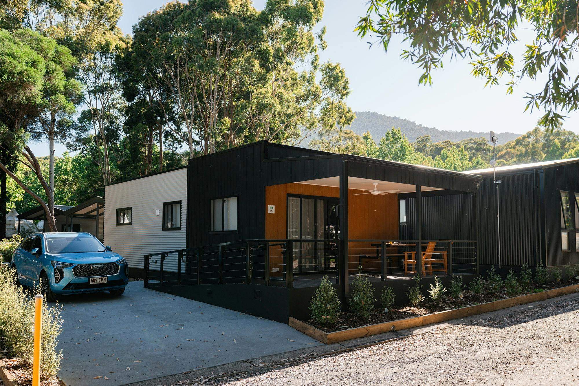 A view of one of the Wheelchair Accessible cabins.